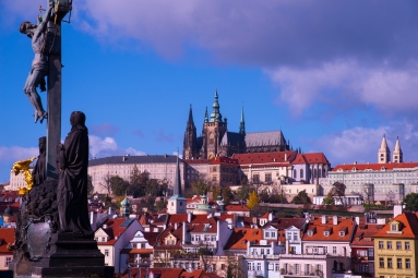 Blick auf Prager Burg