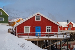 Häuser von Henningsvær